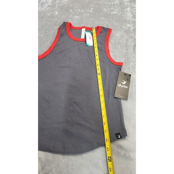 Glyder Women's Size Large Carbon Scarlet Go To Tank Top NWT - Picture 4 of 5